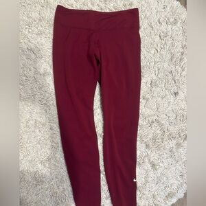 Nike Red Performance Leggings Streamlined Fit
